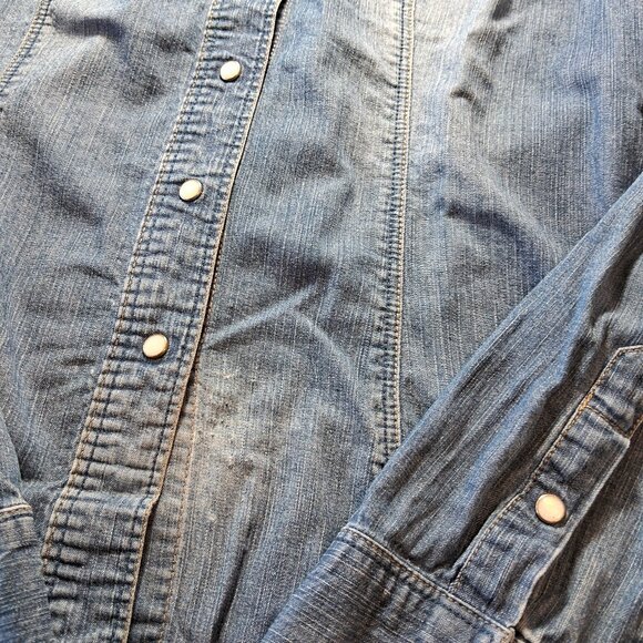 GUESS denim button up shirt - Picture 5 of 14